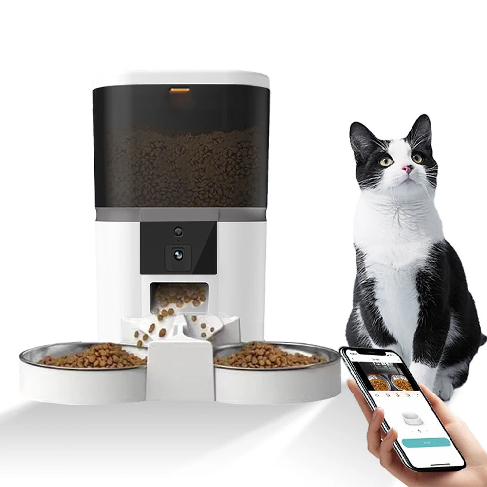 4L Automatic Pet Feeder with Camera &amp; App