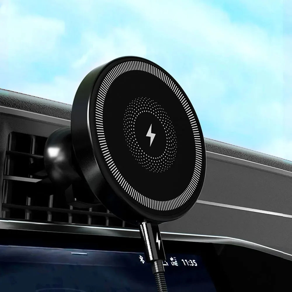 30W Car Wirless Magnetic Charger Air Outlet Phone Holder Stand For iPhone 16 15 14 13 12 Pro Max Fast Charging Cellphone Blacket