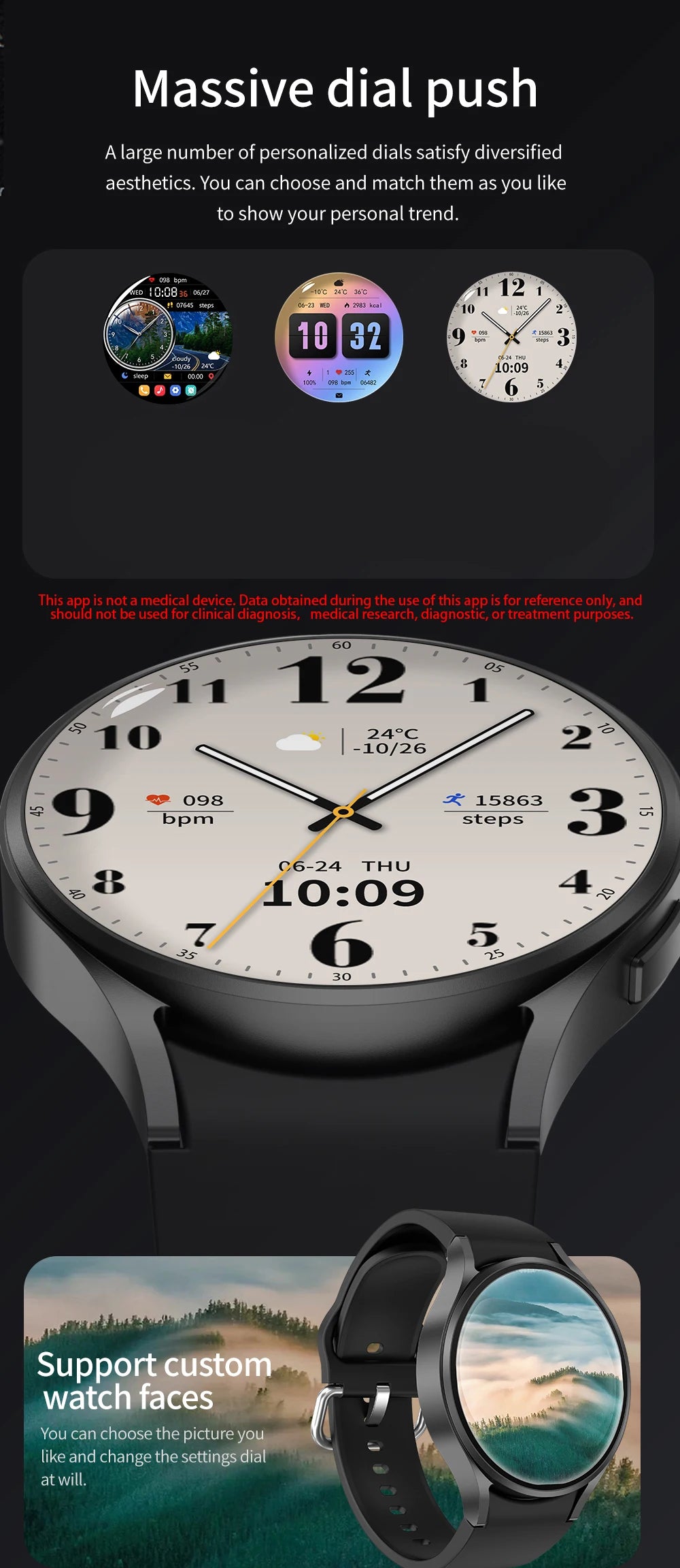 Đồng Hồ Thông Minh Galaxy 6 HD Cảm Ứng Bluetooth