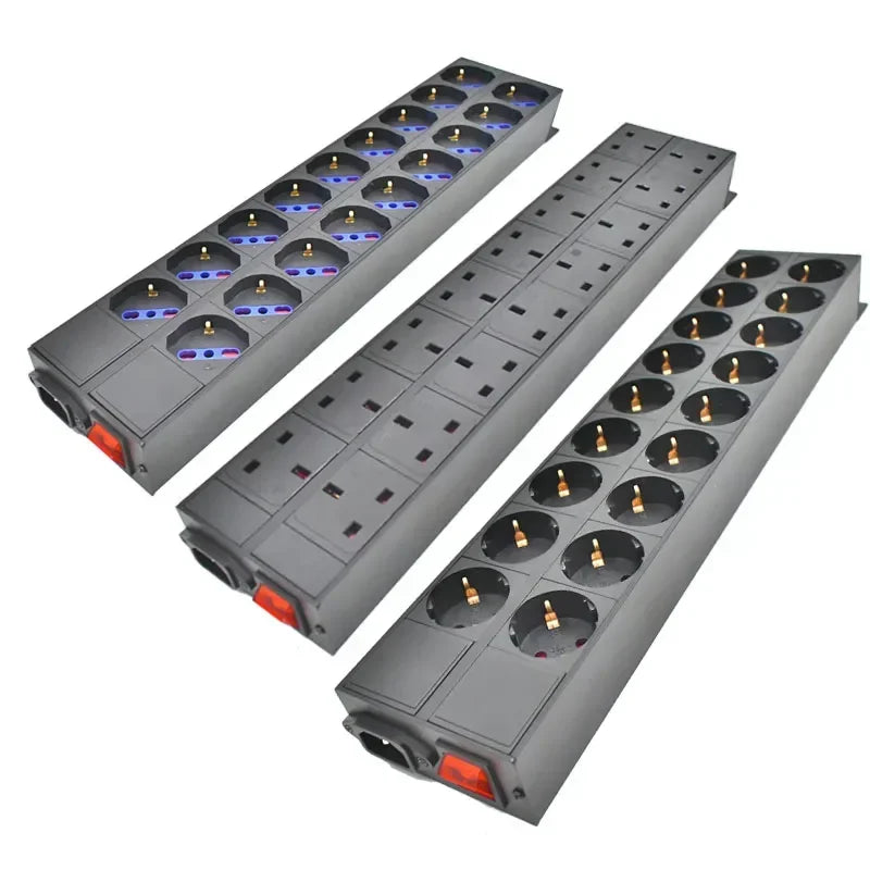 Ổ Điện Đa Năng PDU C14 16A/18 Cổng Quốc Tế - Daisan Mart