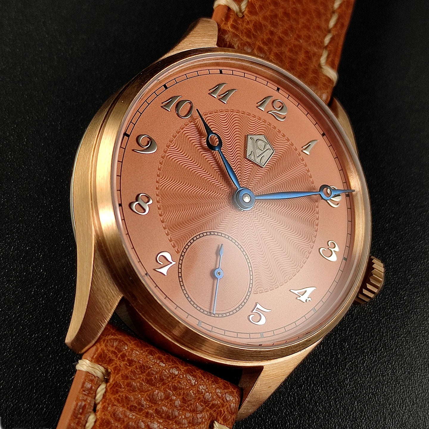 Đồng Hồ Cơ Nam Guilloché Kim Xanh Seagull ST3621