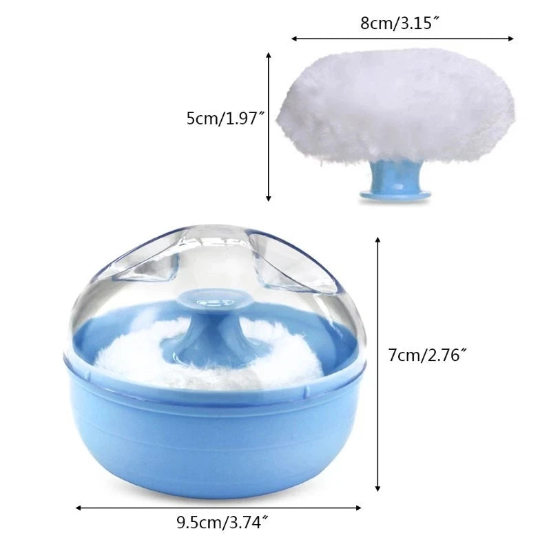 Portable Baby Powder Box Convenient Empty Powder Holder