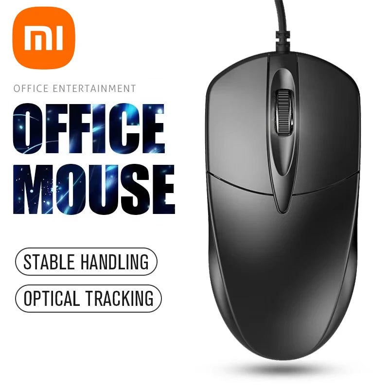 Xiaomi Wired Mouse USB Computer Optical Mouse with Ergonomic Design 1200 DPI 3 Buttons Mouse for Office Home Use
