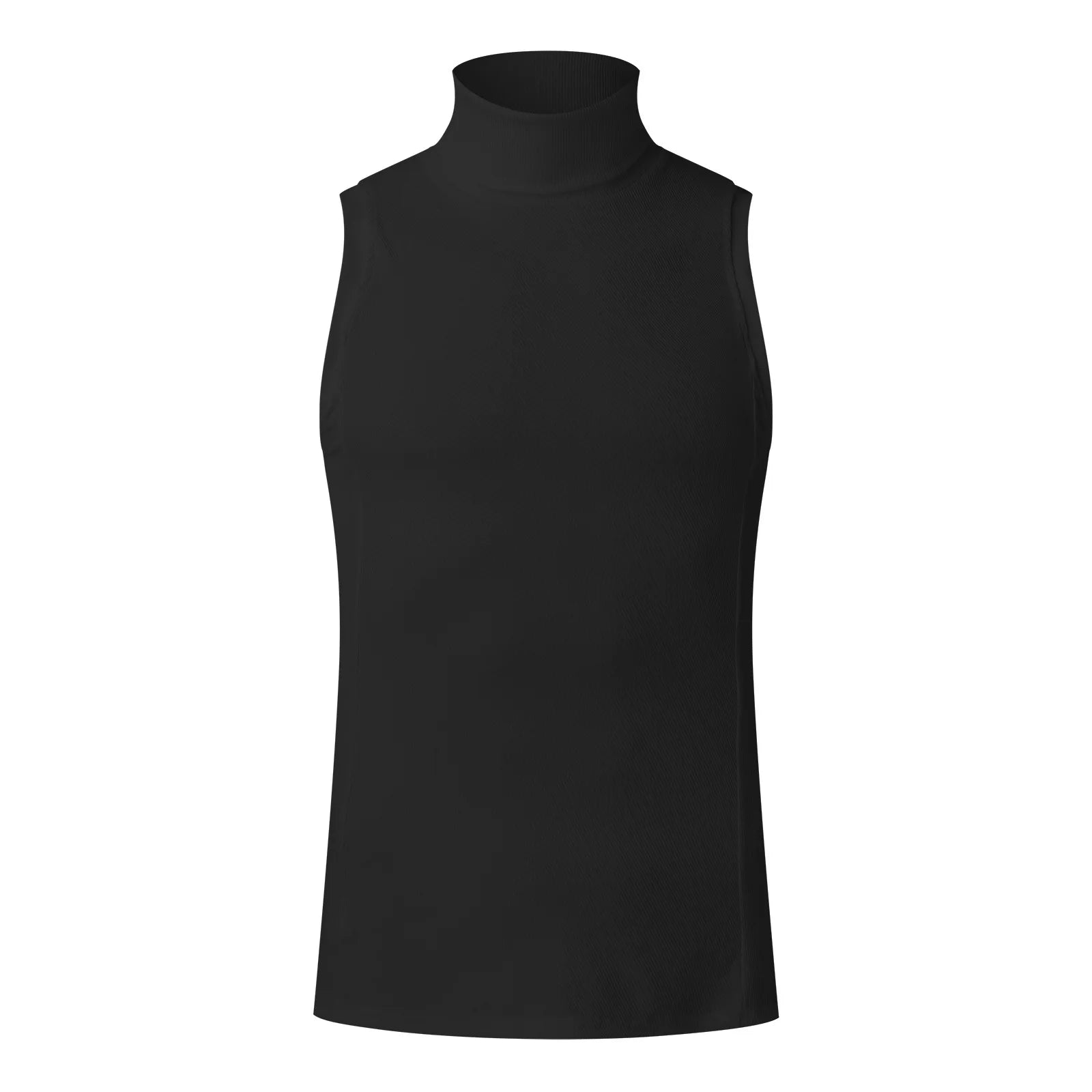 Áo Tank Nam Đen Cổ Lọ Thể Thao Phong Cách Streetwear - Daisan Mart