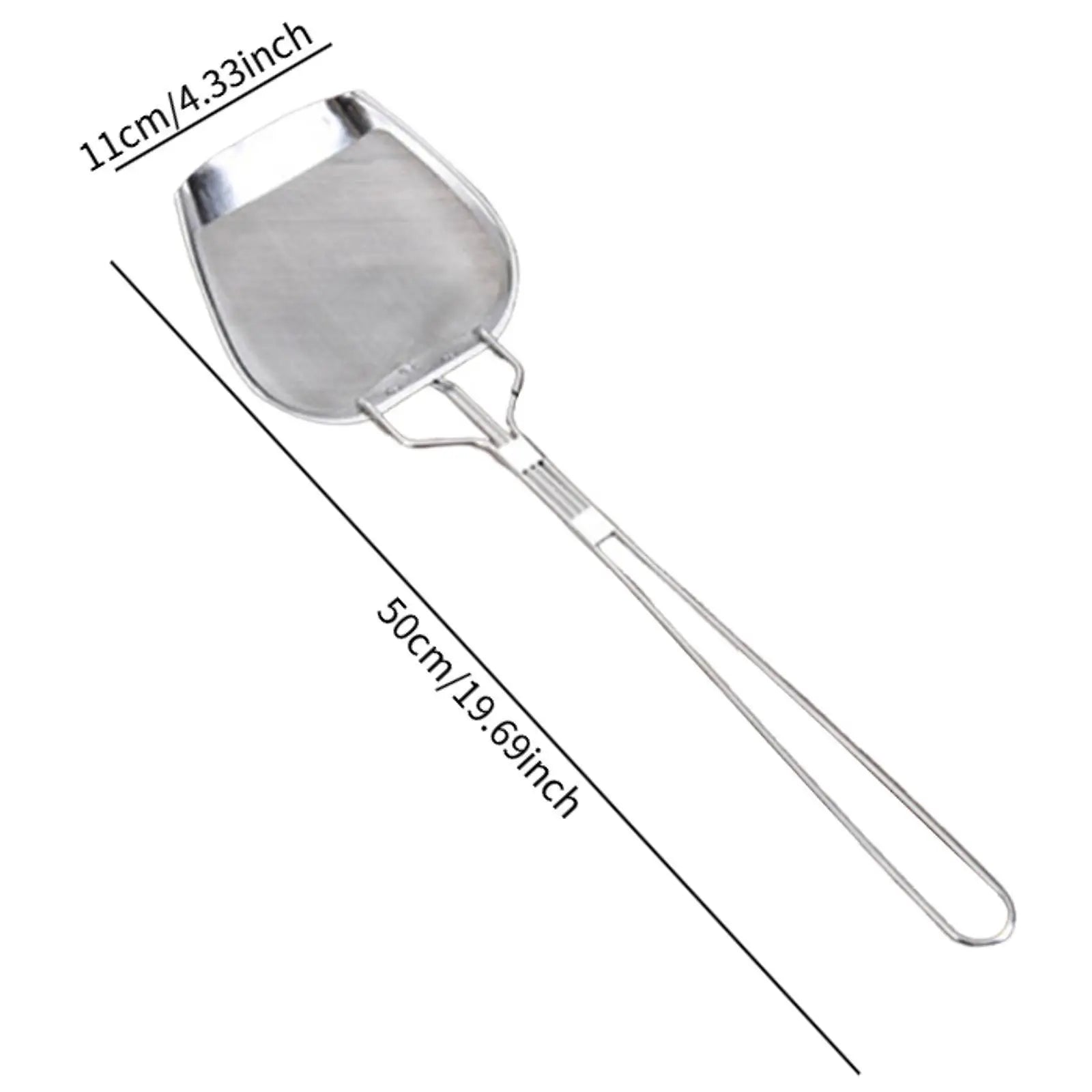 Oil Skimmer for Deep Fryer French Fries Oil Separator with Stainless Handle