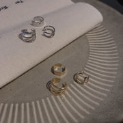 Simple Silver Leaf Clip Earrings No Hole Punch Required