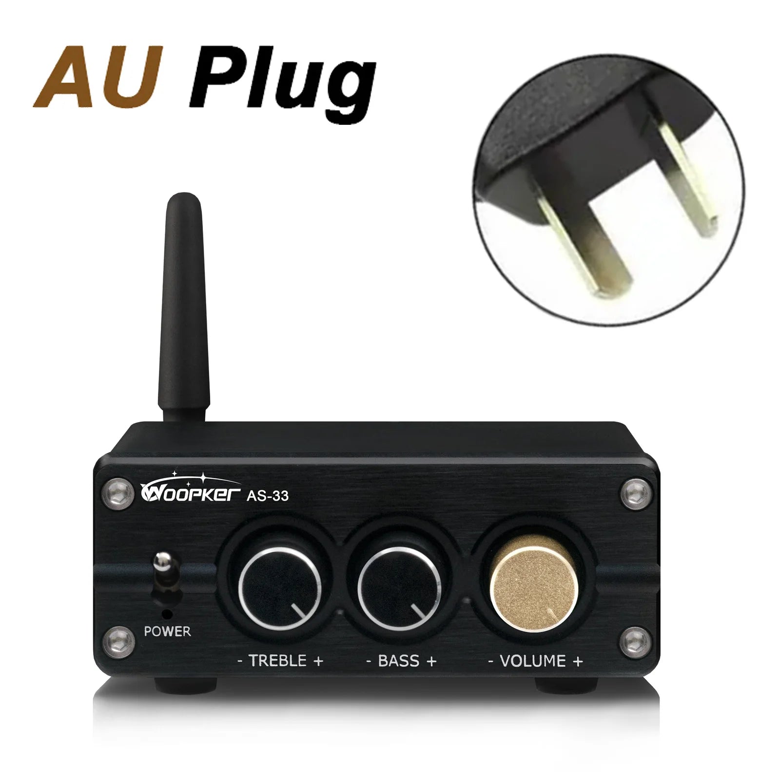 Ampli Woopker 100W 2.0 Bluetooth 5.0 Âm Bass Treble - Daisan Mart