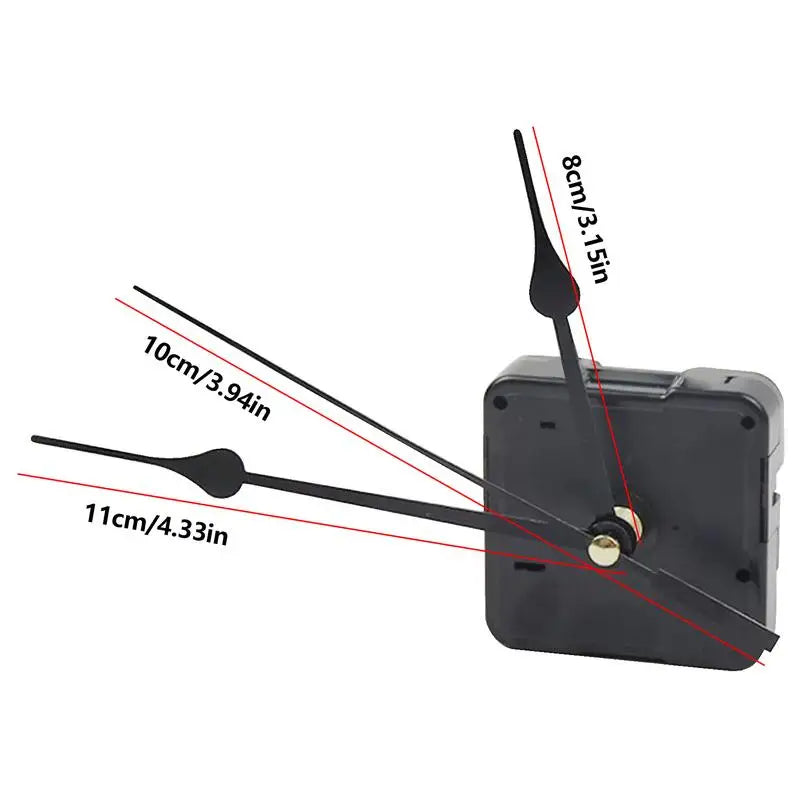 Bộ Máy Đồng Hồ Treo Tường DIY Yên Tĩnh Kèm Kim Thay Thế