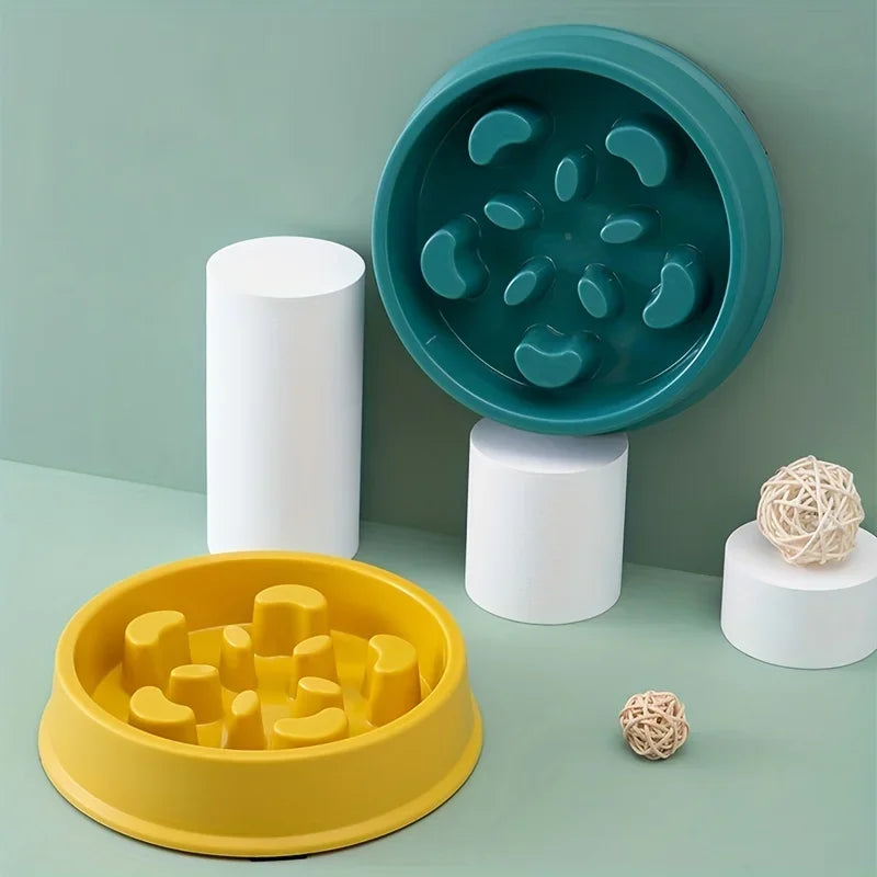 Non-slip slow Feeder Pet Bowl prevents choking and promotes healthy eat habits for Dogs and Cats Dog food bowls Pet rice bowls - Daisan Mart