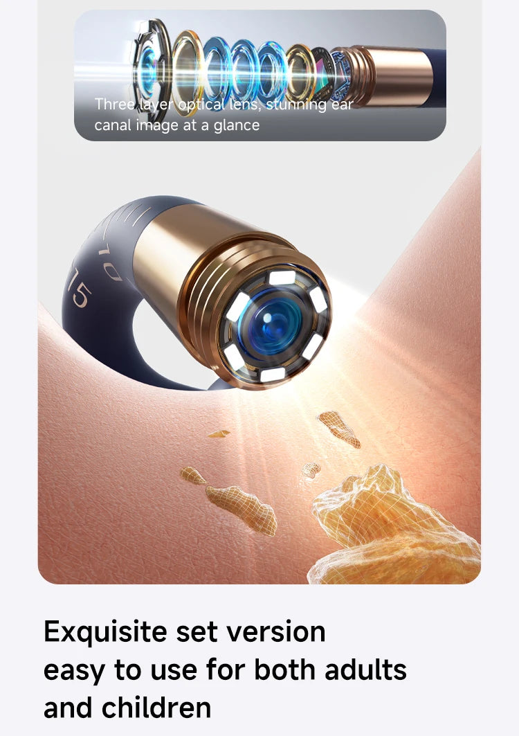 Bebird I35R - Wireless HD Ear Cleaning Headphones