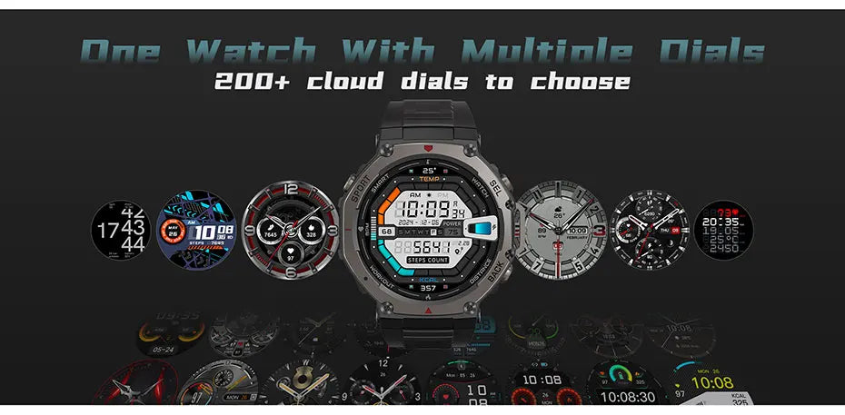 Đồng Hồ Thông Minh T-Rex 3 GPS AMOLED 5ATM Nam