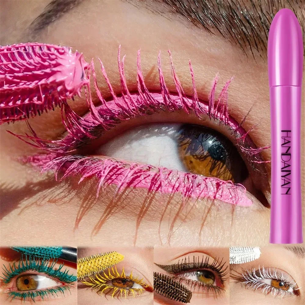 Waterproof, Thick, Long-Lasting Multi-Color Mascara 10 Colors