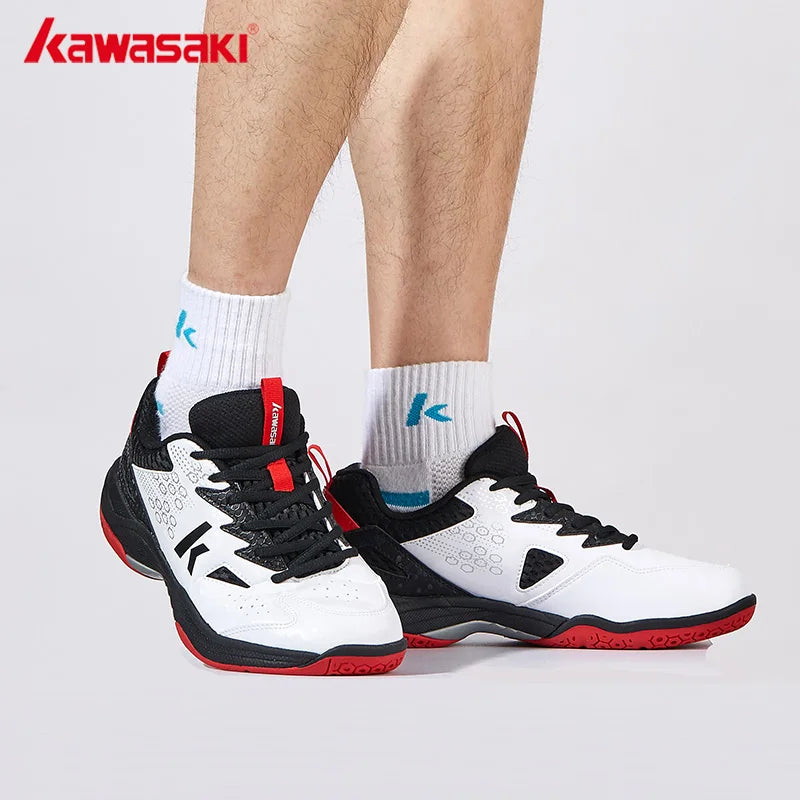 Kawasaki A3307 Men's Badminton Shoes, Anti-Sprain, Breathable
