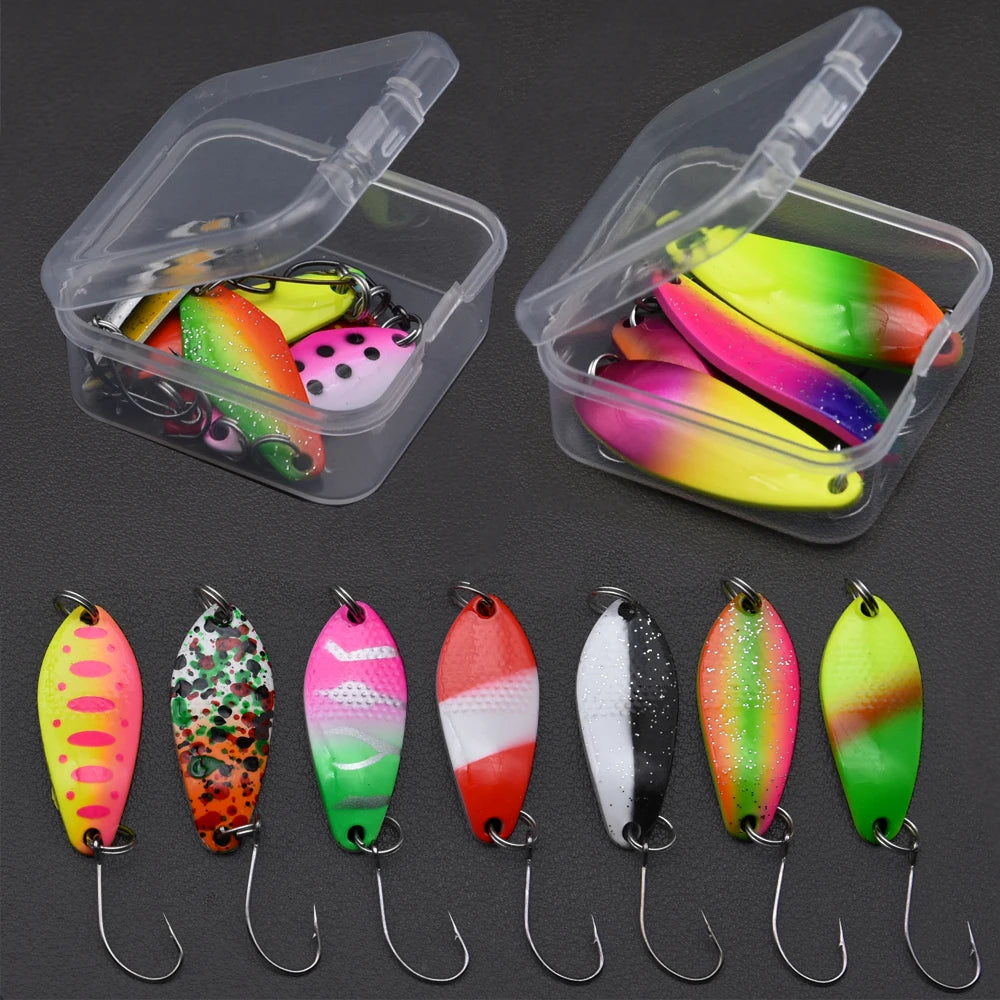 Mồi Câu Kim Loại JYJ Đa Kích Thước 3g-7g Lure Cá