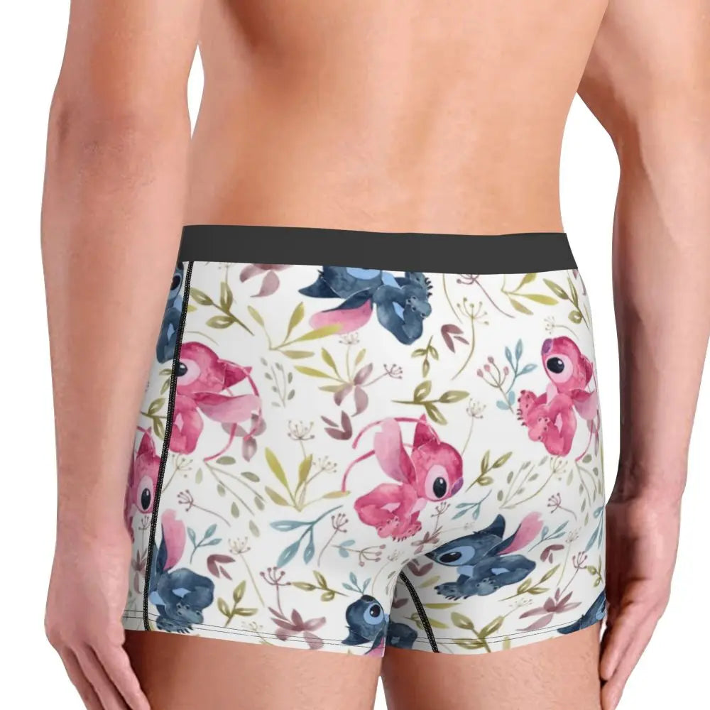 Quần Sịp Nam Lilo Stitch Thoải Mái Phong Cách Anime