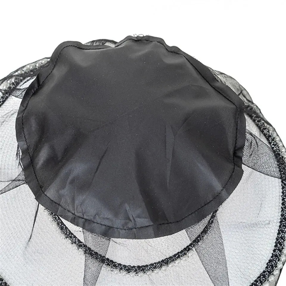 Breathable Outdoor Fishing Mosquito Net Hat