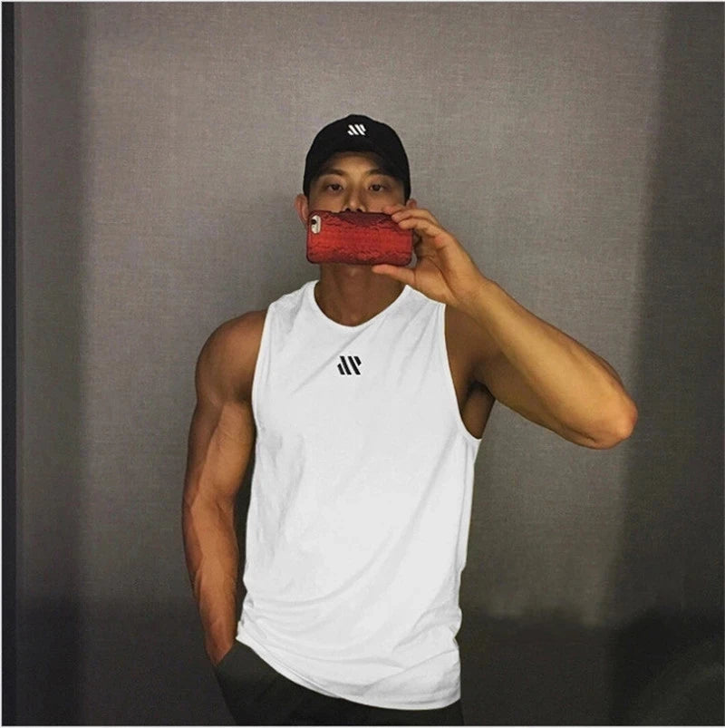 Áo ba lỗ nam thể thao gym 2024, thoáng khí, chạy bộ - Daisan Mart