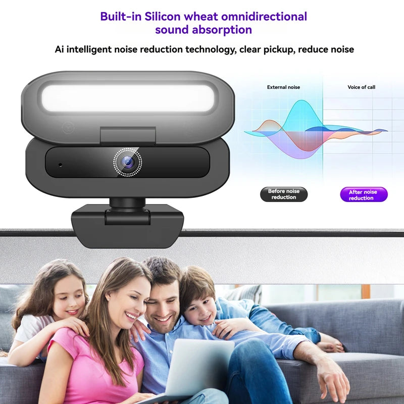 Xiaomi Webcam 4K 60FPS Livestream Pro Mic LED 2025