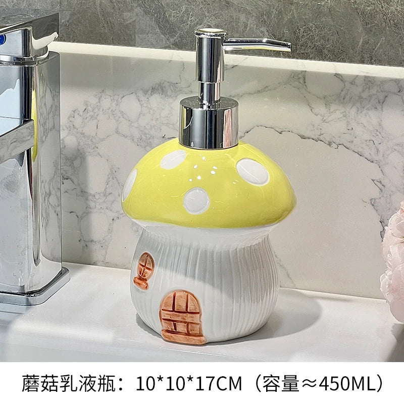 450ml Ceramic Soap Bottle for Kitchen &amp; Bathroom