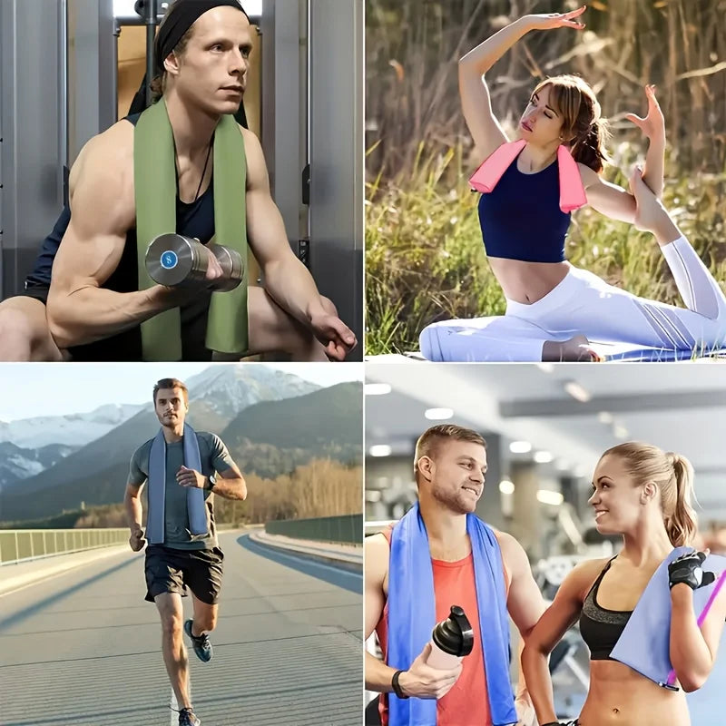 Lightweight Microfiber Travel Towel Set of 3 with Mesh Bag, Camping, Beach, Gym, Backpacking, Sports Towel