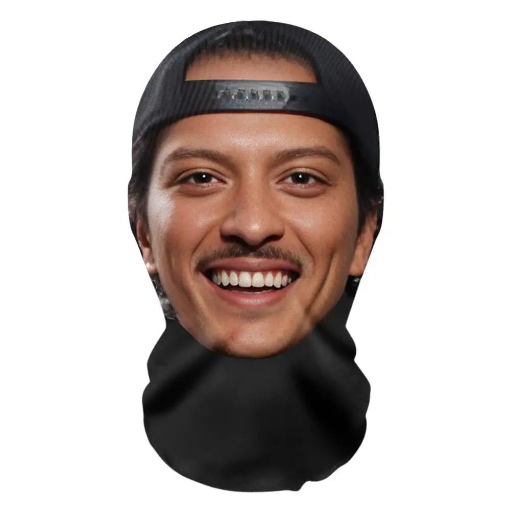 New 3D Printed Mask Full Face Mask Simulation Character Celebrity Face Funny Headgear for Fans Cosplay Role Play Face Mask - Daisan Mart