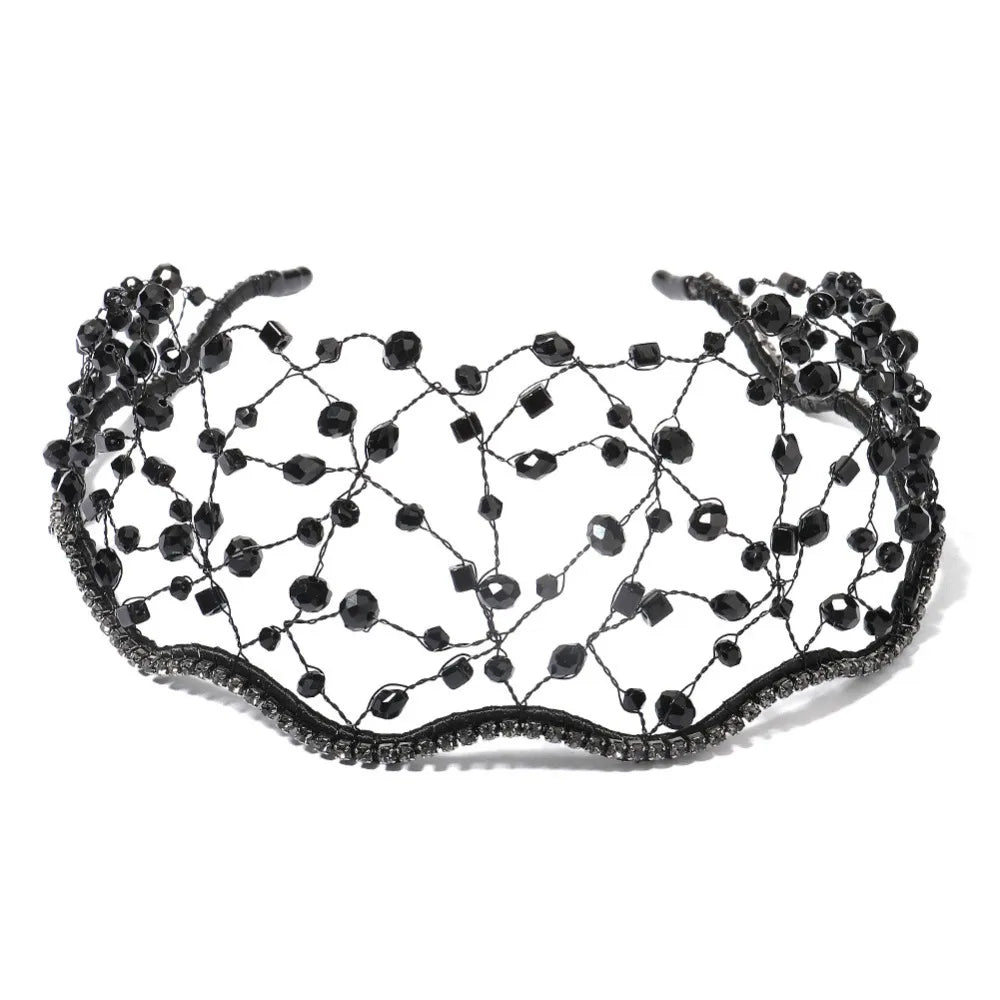 Luxurious Sparkling Handmade Crystal Hair Crown