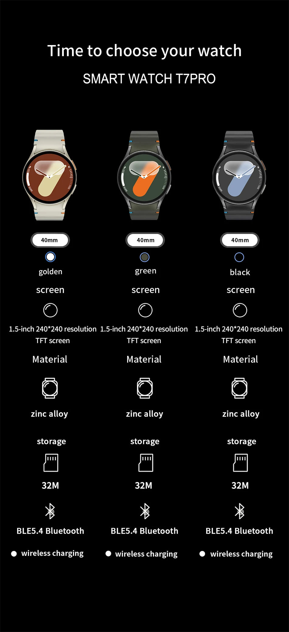 Smartwatch 2025 Chống Nước, Cảm Ứng Siêu Việt