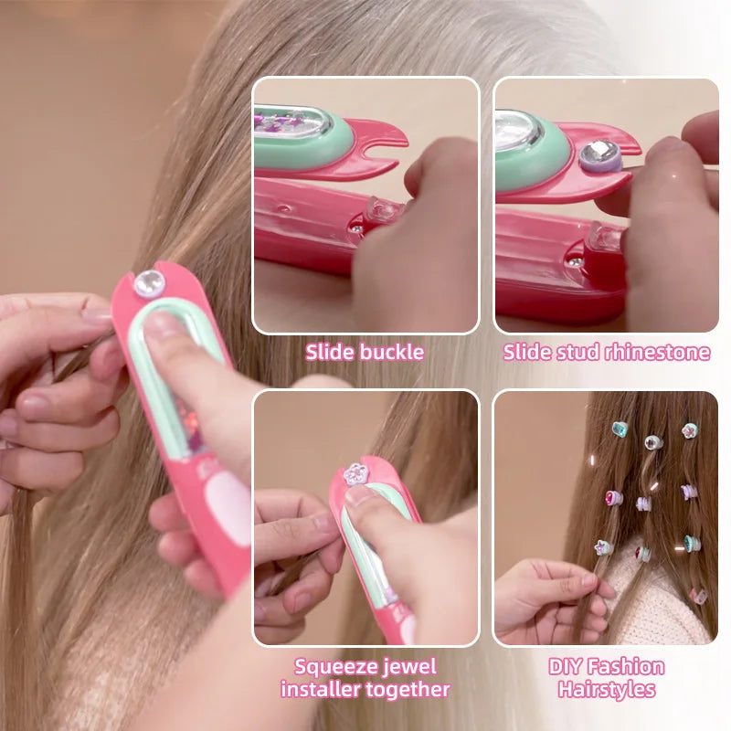 Trang Sức Tóc Bé Gái – Dụng Cụ Đính Đá Lấp Lánh