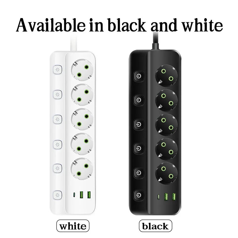 Ổ Cắm Thông Minh Độc Lập USB-C & EU Plug - Daisan Mart