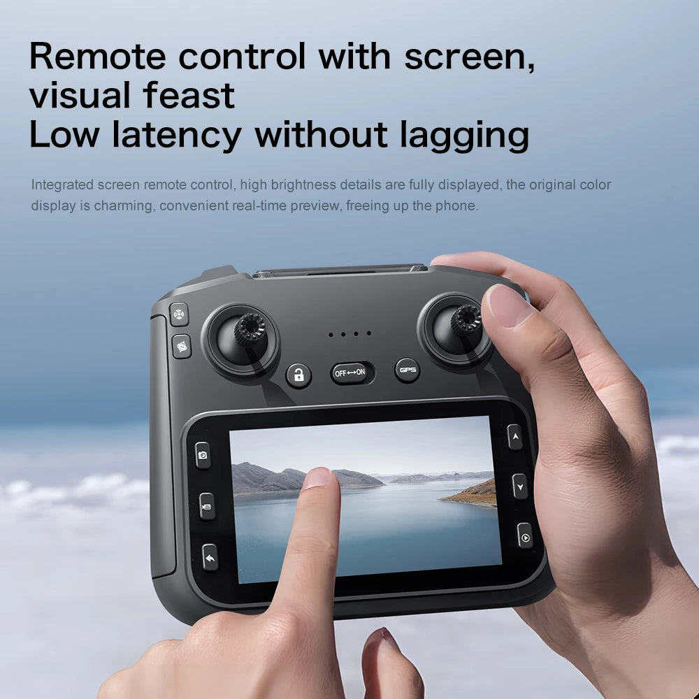 2025 S-X1 Mini Drone with Large Screen 3-Axis Gimbal Anti-Shake 5G GPS HD EIS Cameras Brushless Aerial Drone RC Quadcopters Toys