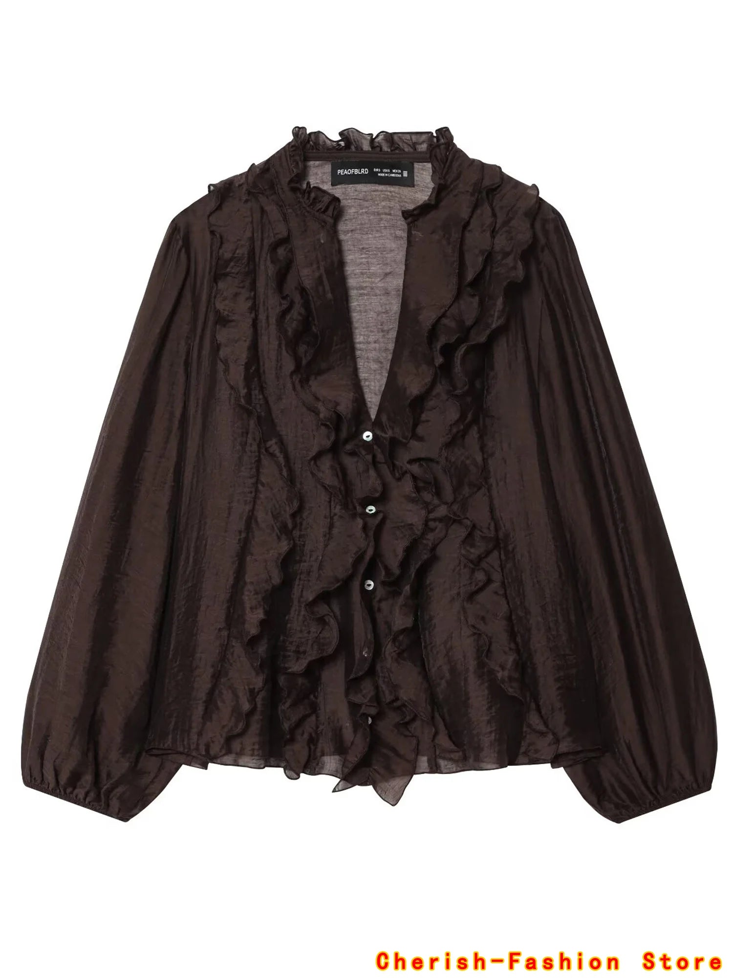 Áo Sơ Mi Nữ 2025: Thời Trang Thu Chic Vạt Xếp Tầng