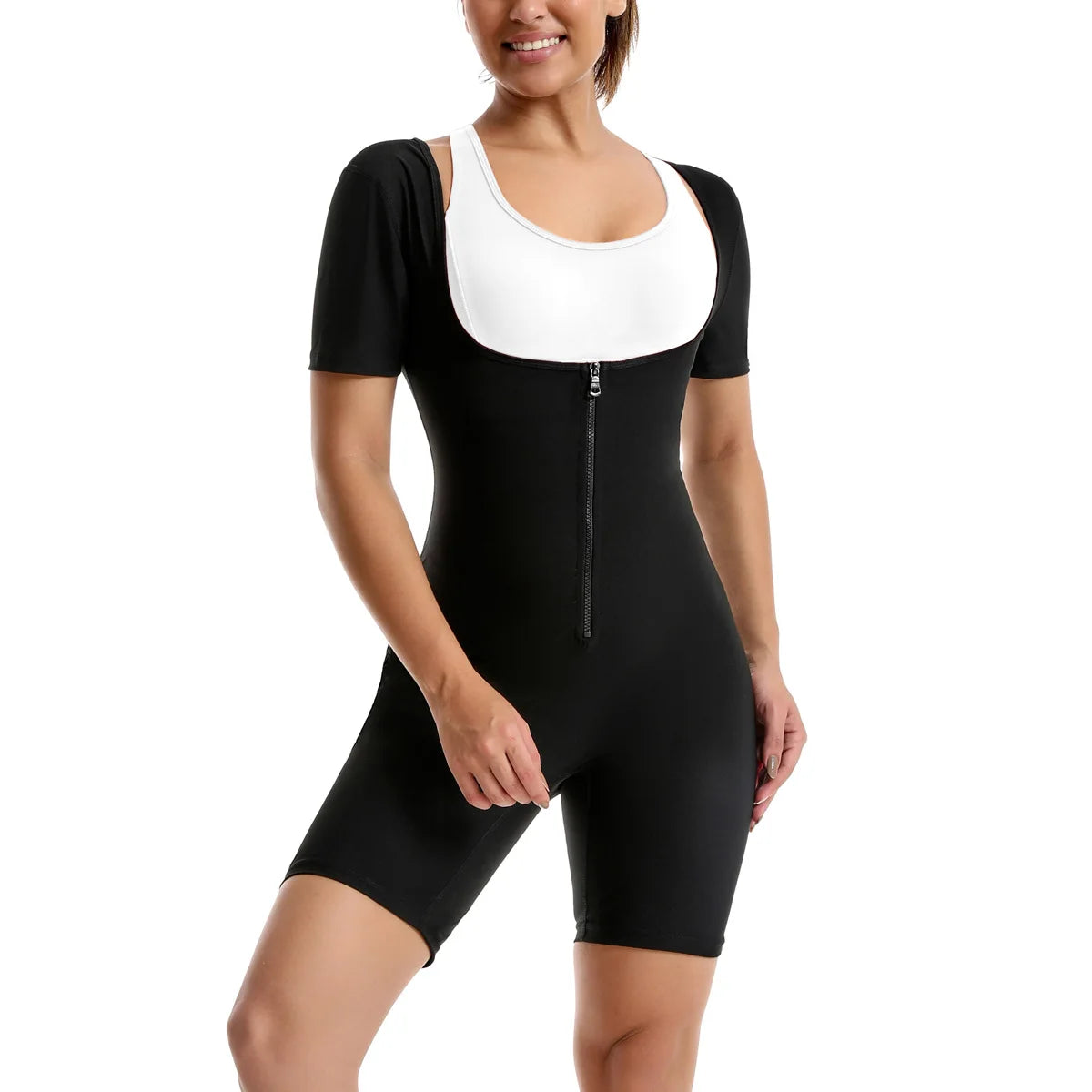 Naisstoo Sauna Suit Women for Weight Loss Fat Burning Full Body Sweat Vest Slimming Waist Trainer Body Shaper - Daisan Mart