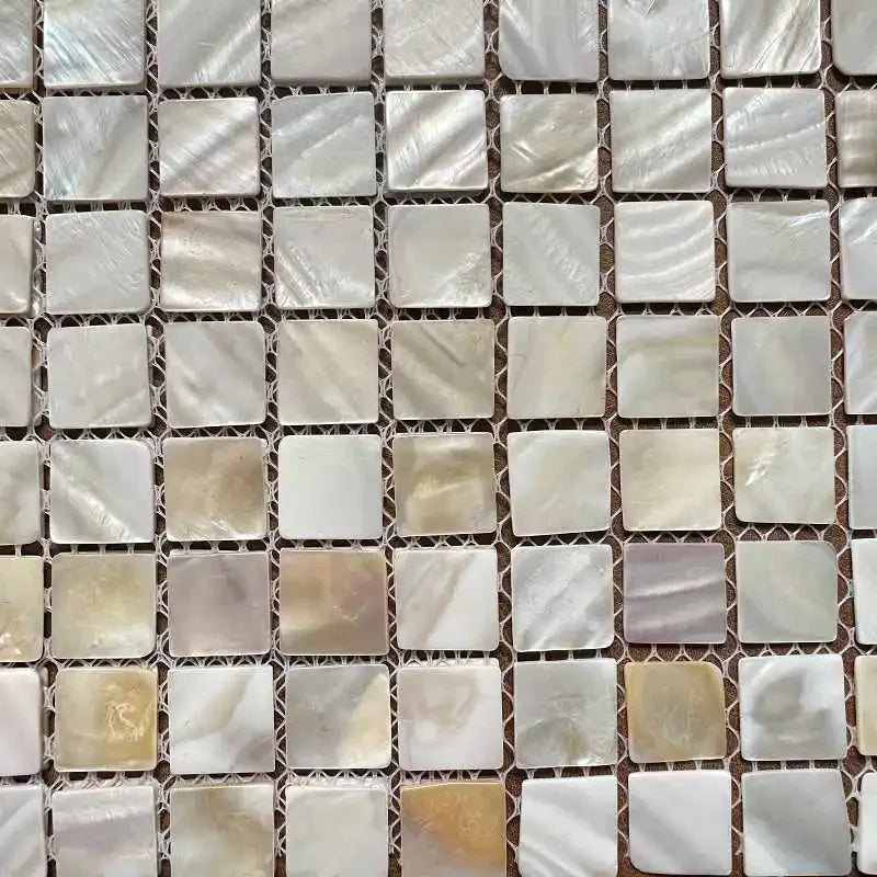 Shell Mosaic Tile Natural White Mother of Pearl Wall Backsplash Bathroom Tiles fish scale sheet kitchen 91
