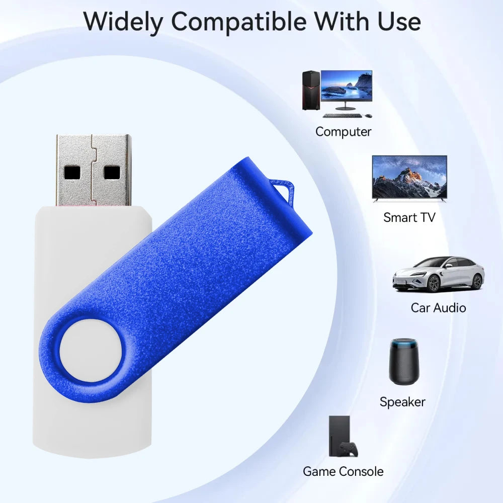 USB thời trang xoay 360° chống nước, nhiều dung lượng - Daisan Mart