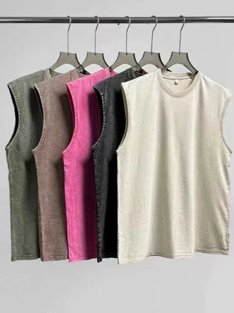 Áo Ba Lỗ Nam Cotton Mềm Mỏng Tập Gym Hè 2025 - Daisan Mart