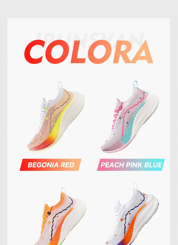 IRUNSVAN Anti-Slip Carbon Running Shoes For Men