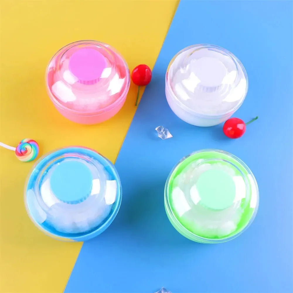 Multi-purpose ABS Baby Powder Box with Soft, Convenient Bristles