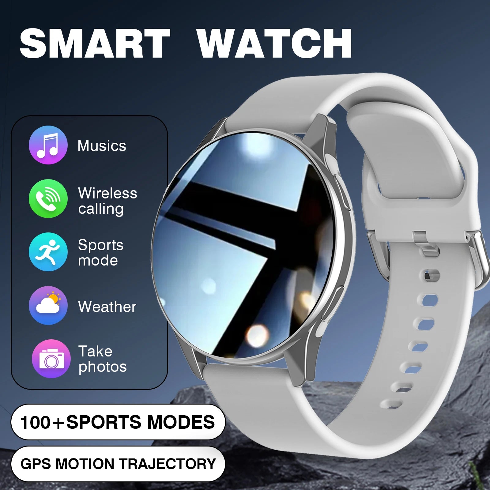 Smart Watch Wireless Calling, Multi-Sport, Personal