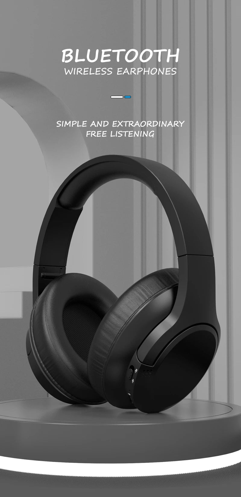 LDON L839 Folding Headphones Bluetooth 5.3 Gaming Mic