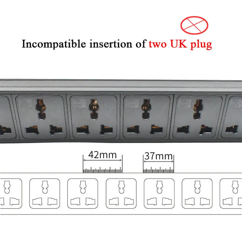 Ổ Cắm PDU Đa Năng 10A Có Đo Điện Áp & USB TPC