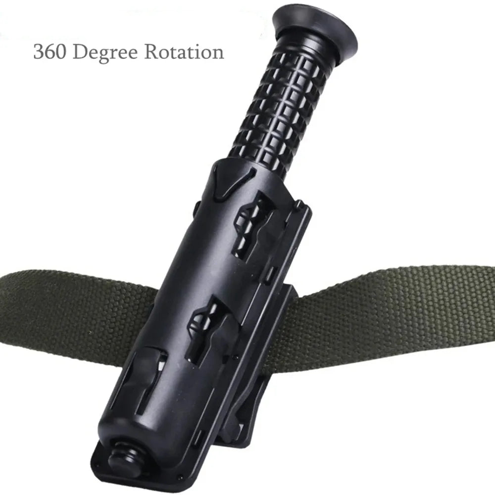 360 Degree Rotating Telescopic Baton Baton Holder Pouch Expandable Baton Holsters Retractable ABS Baton Bag - Daisan Mart