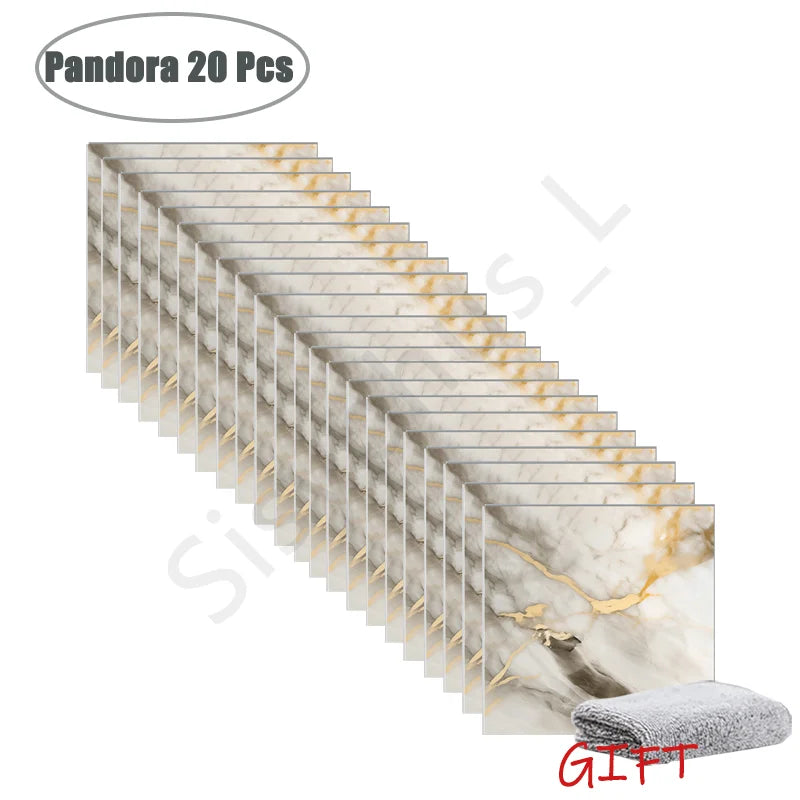 Miếng Dán Tường Vân Đá PVC Chống Nước 10-50 Miếng - Daisan Mart