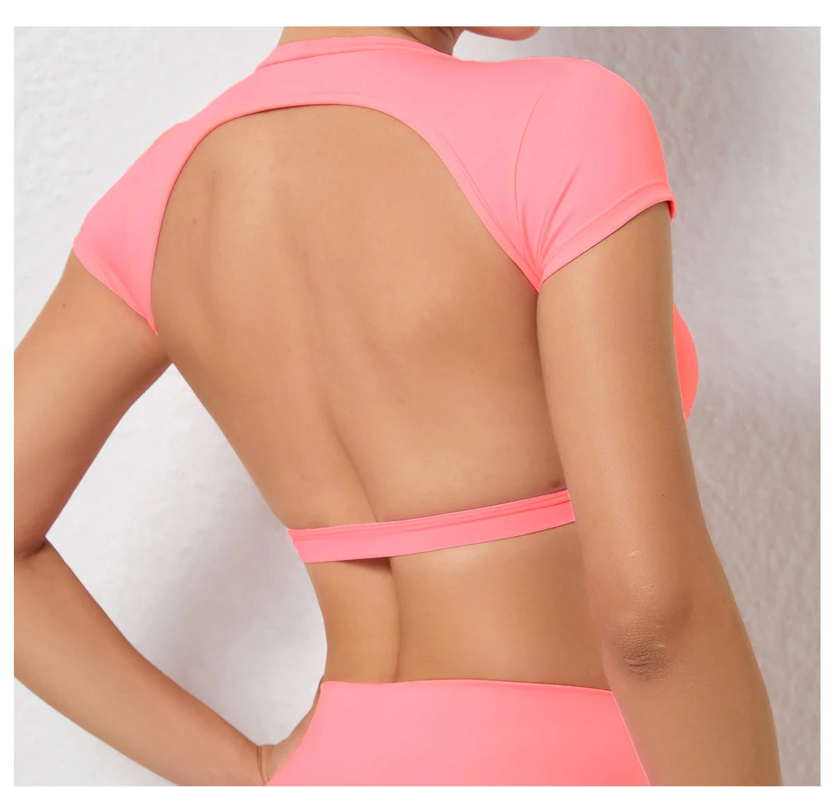 Women's Backless Sports Top Yoga Gym Fitness