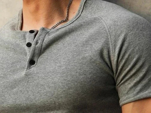 Áo Thun Nam Dáng Ôm Trắng Đơn Giản Thoải Mái XL