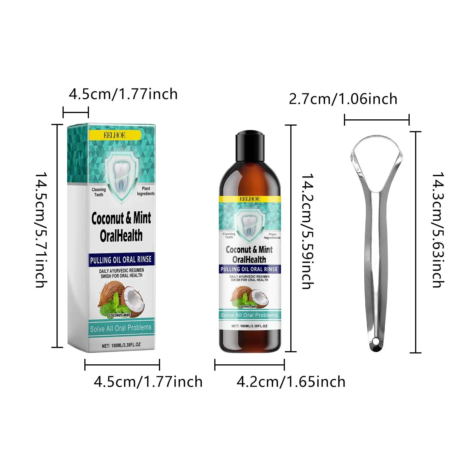 Nước Súc Miệng Dầu Dừa Tươi Sáng Răng Dễ Dùng - Daisan Mart