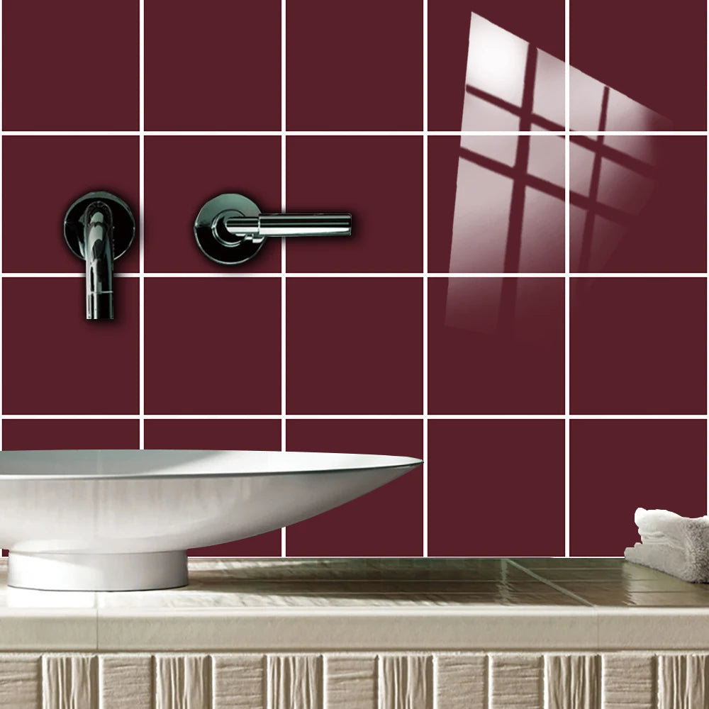 10 pieces of waterproof turquoise wall tiles