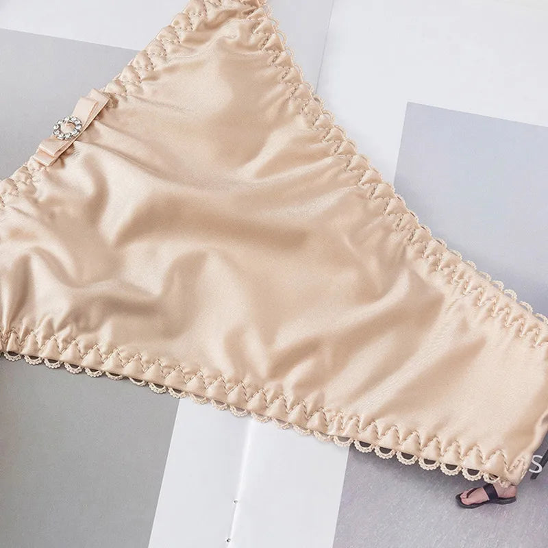 Quần Lót Thể Thao Nữ - Dây Mảnh Satin Quyến Rũ - Daisan Mart