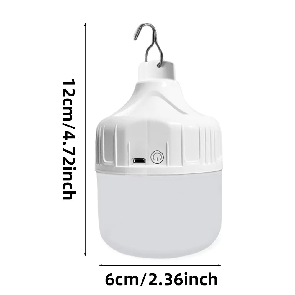 Portable Waterproof USB Rechargeable Outdoor LED Hanging Light