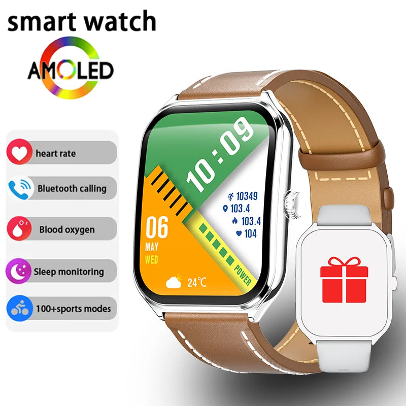 Ultra-Thin Smartwatch 1.96 AMOLED Continuous Display