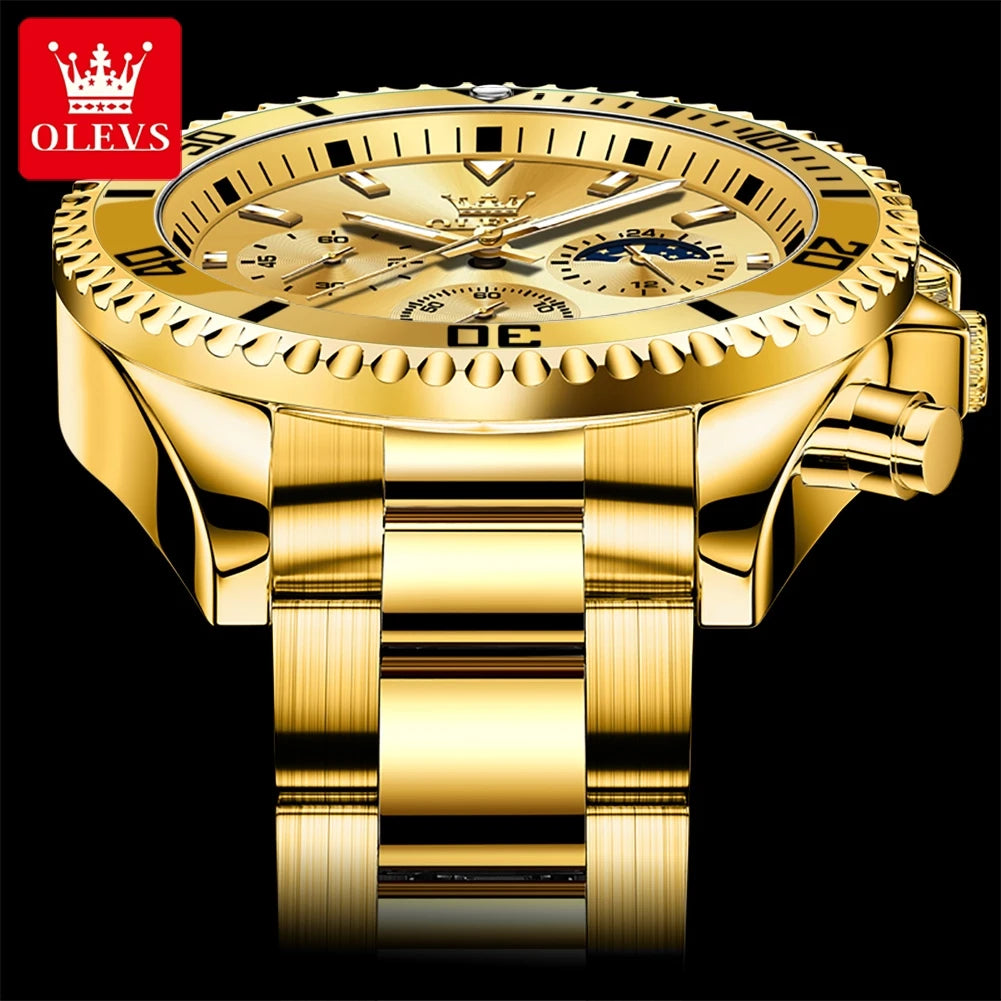 Đồng Hồ OLEVS Nam - Đẳng Cấp, Chống Nước, Thép Không Gỉ